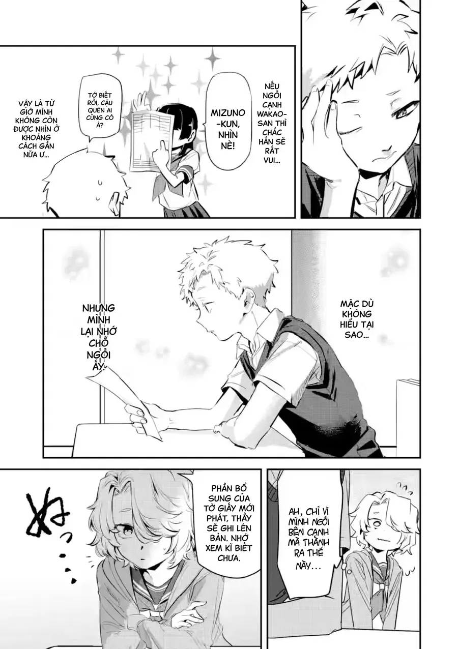 Cô Bạn Wakao-San Bàn Bên Có Vẻ Nhìn Thấy Gương Mặt Của Tôi Nhưng Tôi Thì Không Chap 22 - Next Chap 23