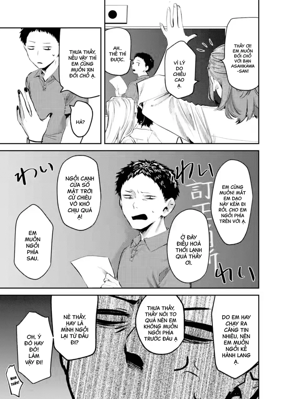 Cô Bạn Wakao-San Bàn Bên Có Vẻ Nhìn Thấy Gương Mặt Của Tôi Nhưng Tôi Thì Không Chap 22 - Next Chap 23