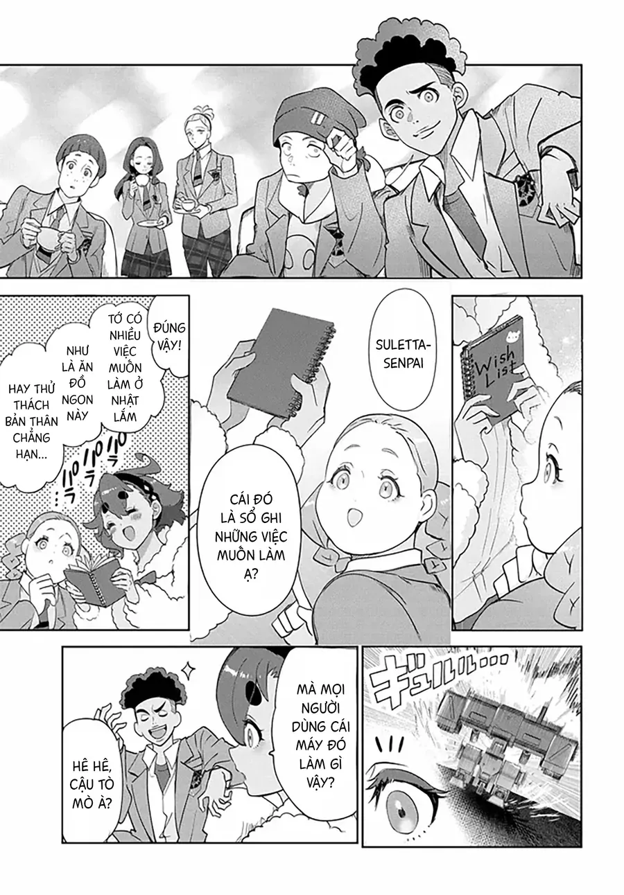 Chiến Sĩ Cơ Động Gundam: Pháp Sư Đến Từ Sao Thủy - Thời Khắc Thanh Xuân Chap 3.1 - Next Chap 4.1