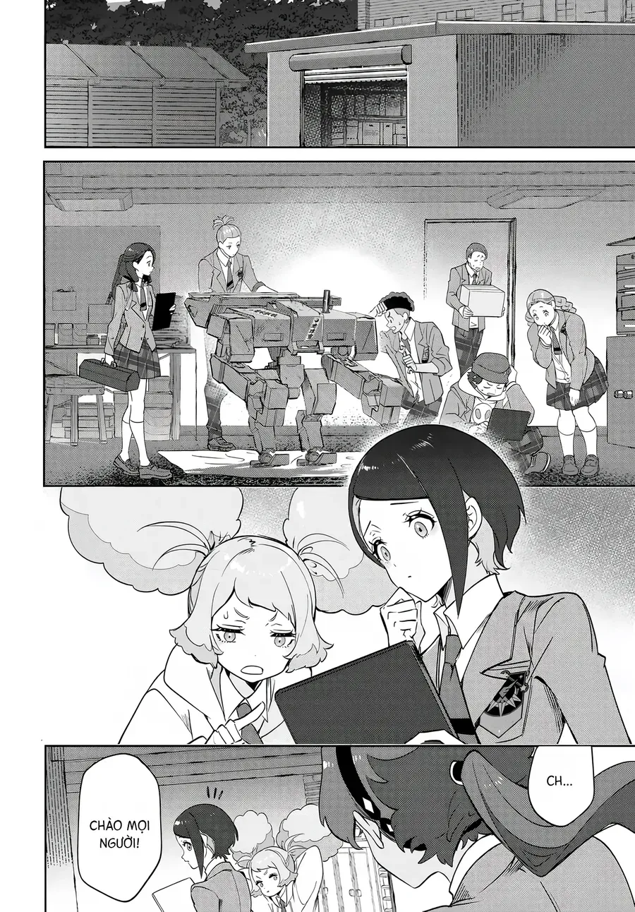 Chiến Sĩ Cơ Động Gundam: Pháp Sư Đến Từ Sao Thủy - Thời Khắc Thanh Xuân Chap 4.2 - Next Chap 5.2