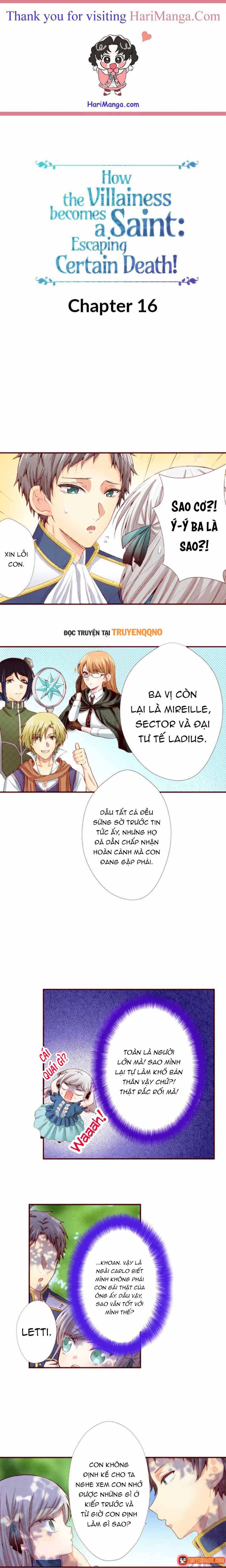 Tuy Là Ác Nữ Nhưng Tôi Quyết Thành Thánh Nữ Để Né Cờ Chết Chap 16 - Next Chap 15