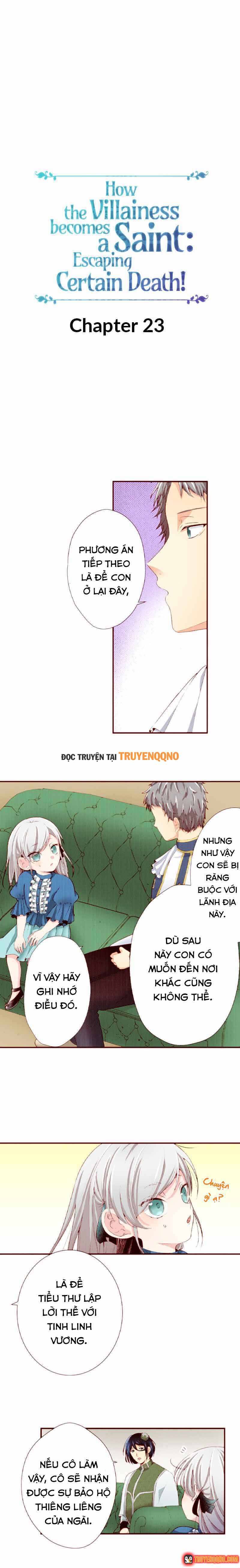 Tuy Là Ác Nữ Nhưng Tôi Quyết Thành Thánh Nữ Để Né Cờ Chết Chap 23 - Next Chap 22