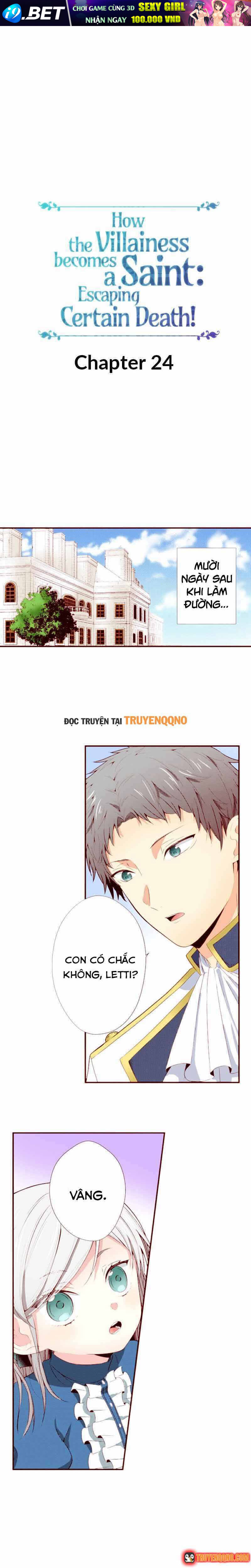 Tuy Là Ác Nữ Nhưng Tôi Quyết Thành Thánh Nữ Để Né Cờ Chết Chap 24 - Next Chap 23