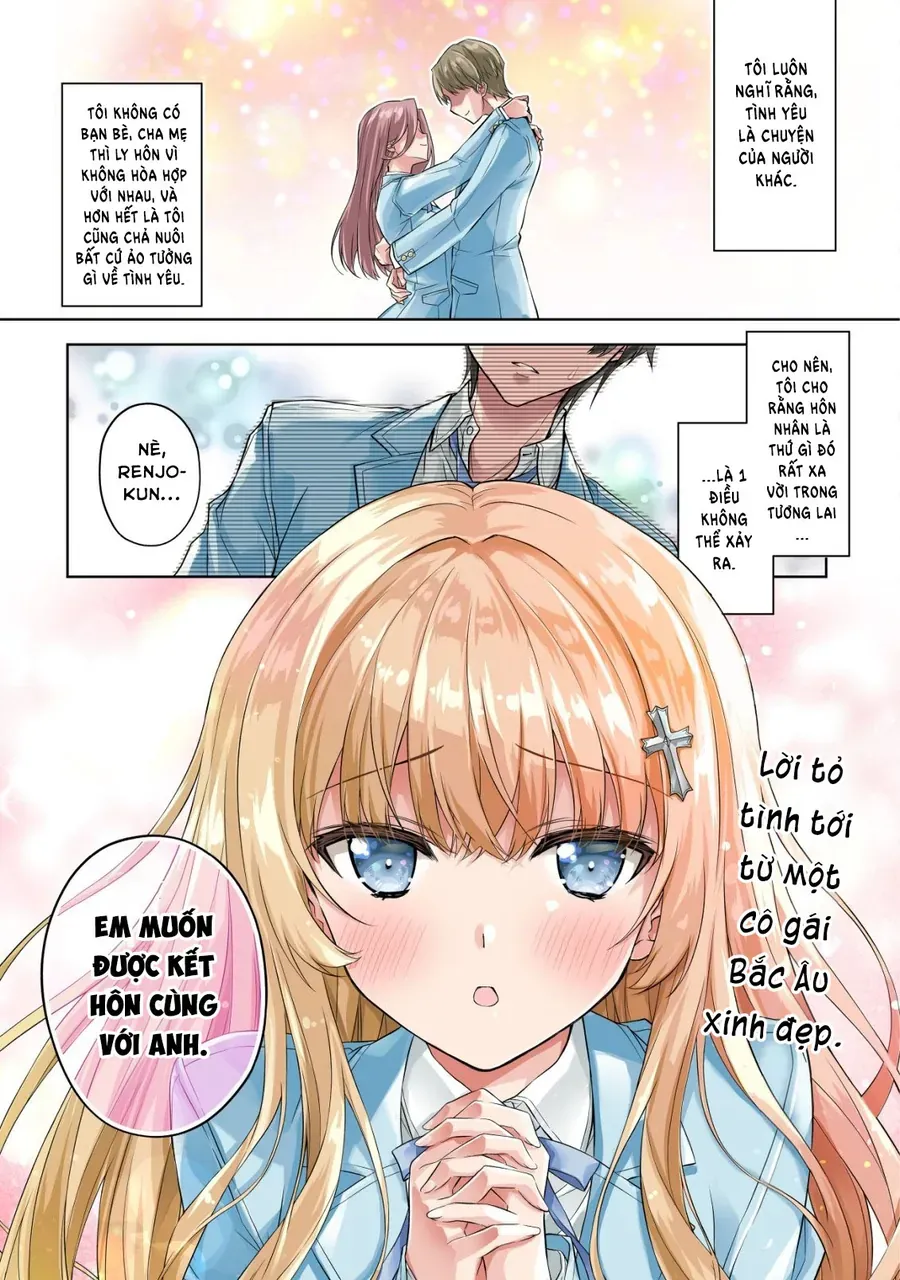 Tsundere Hokuou Bishoujo No Classmate Ga, Kon'yakusha Ni Natta Totan Ni Dere Ippentou Ni Natteshimatta Ken Ni Tsuite Chap 1