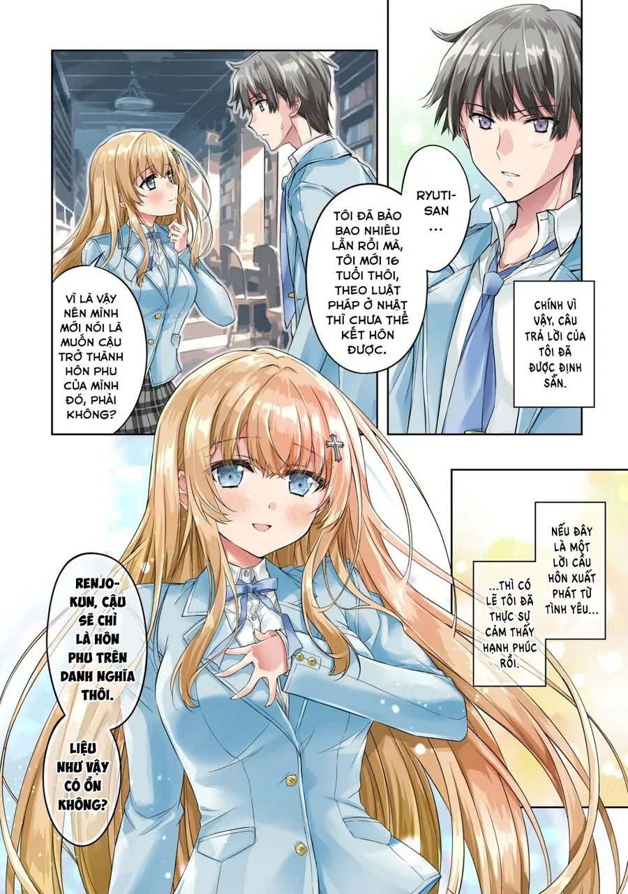 Tsundere Hokuou Bishoujo No Classmate Ga, Kon'yakusha Ni Natta Totan Ni Dere Ippentou Ni Natteshimatta Ken Ni Tsuite Chap 1