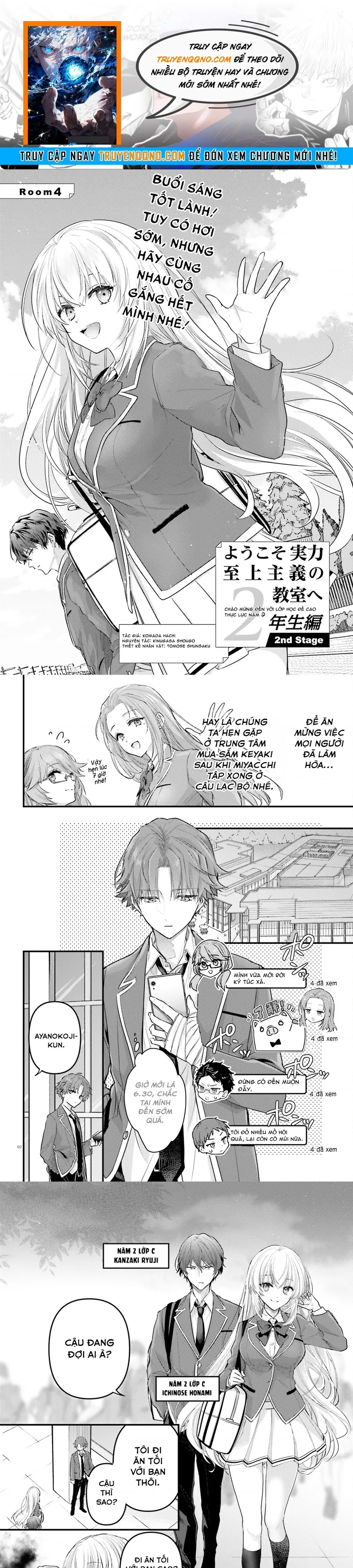 Chào Mừng Đến Với Lớp Học Đề Cao Thực Lực Năm 2 [Chap 19-27] - Page 0