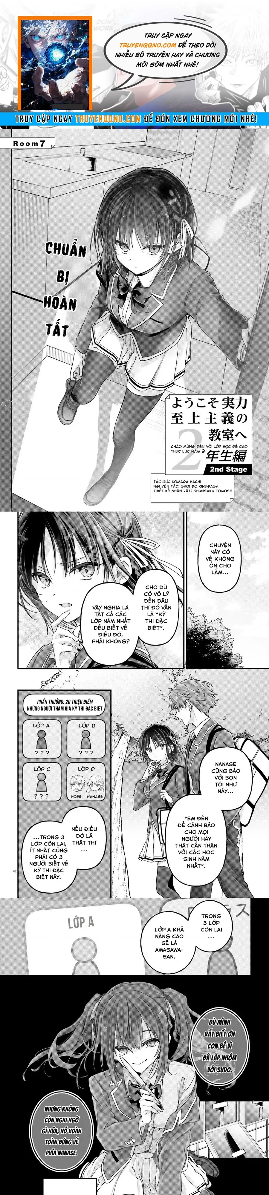 Chào Mừng Đến Với Lớp Học Đề Cao Thực Lực Năm 2 [Chap 19-27] - Page 0