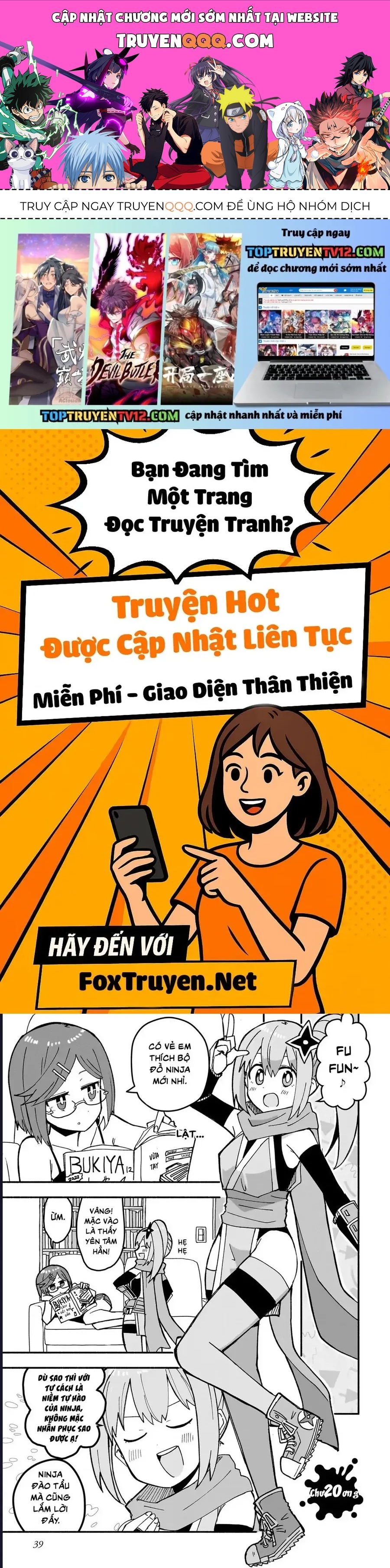 Ninja To Koroshiya No Futarigurashi Chương 20 - Trang 1