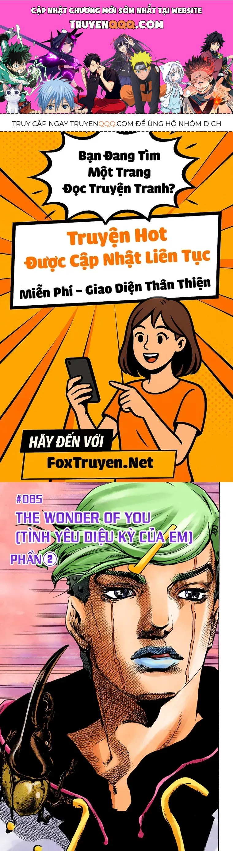 Cuộc Phiêu Lưu Kì Bí Của Jojo Phần 8: Jojolion Chương 85 - Trang 1