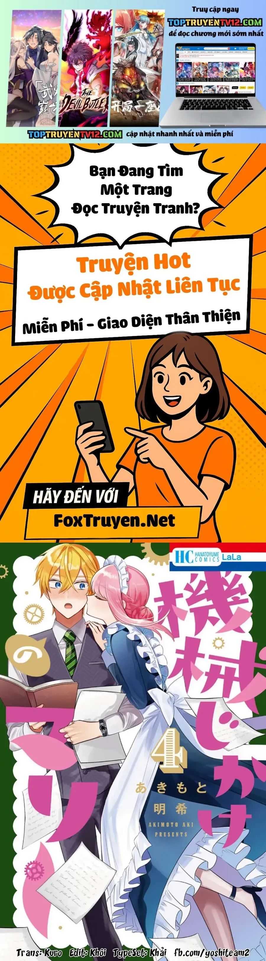 Cô Hầu Gái Người Máy Chap 16 - Next Chap 15