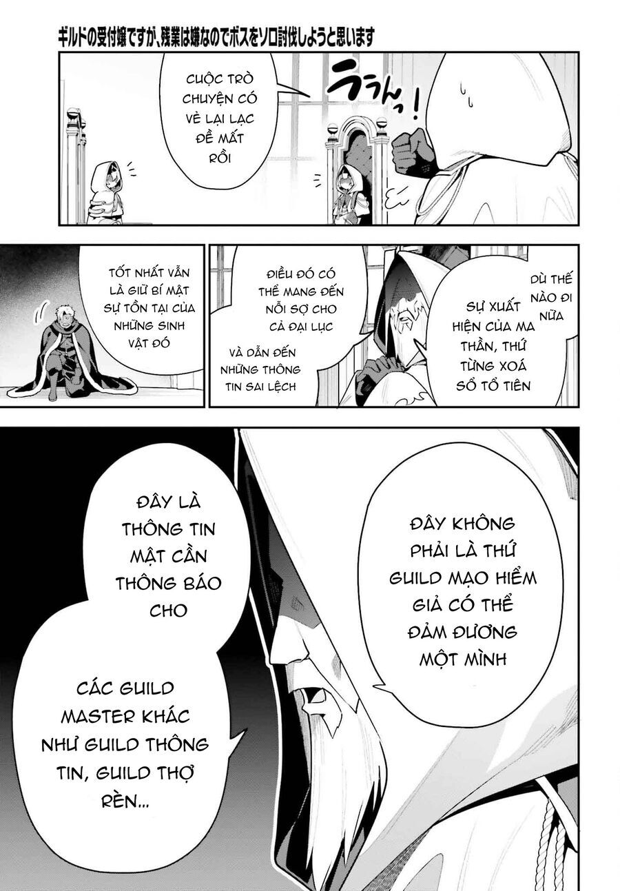 Guild No Uketsukejou Desu Ga Zangyou Wa Iya Nanode Boss Wo Solo Toubatsu Shiyou To Omoimasu - Trang 20