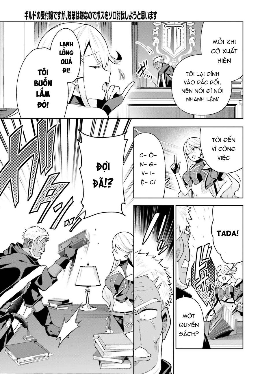 Guild No Uketsukejou Desu Ga Zangyou Wa Iya Nanode Boss Wo Solo Toubatsu Shiyou To Omoimasu - Trang 24