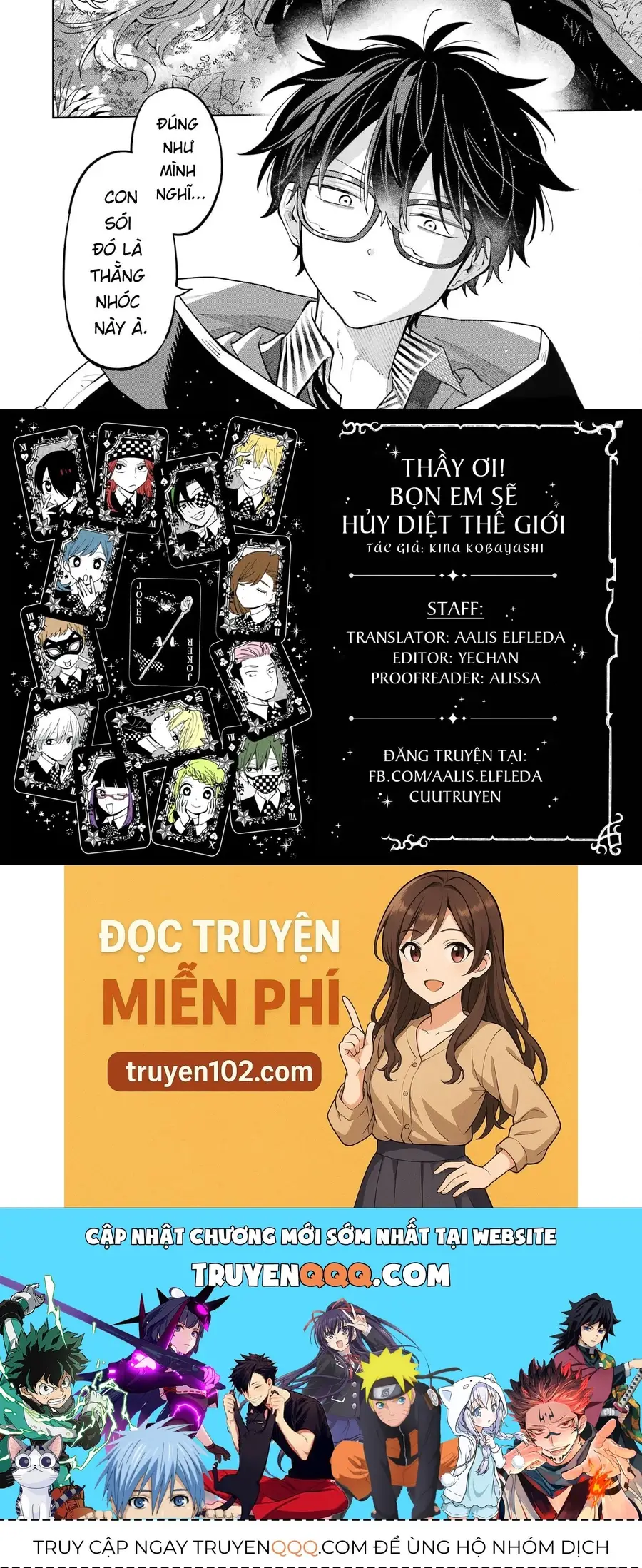 Sensei! Boku-Tachi Ga Sekai O Horoboshimasu Chap 17 - Next Chap 16