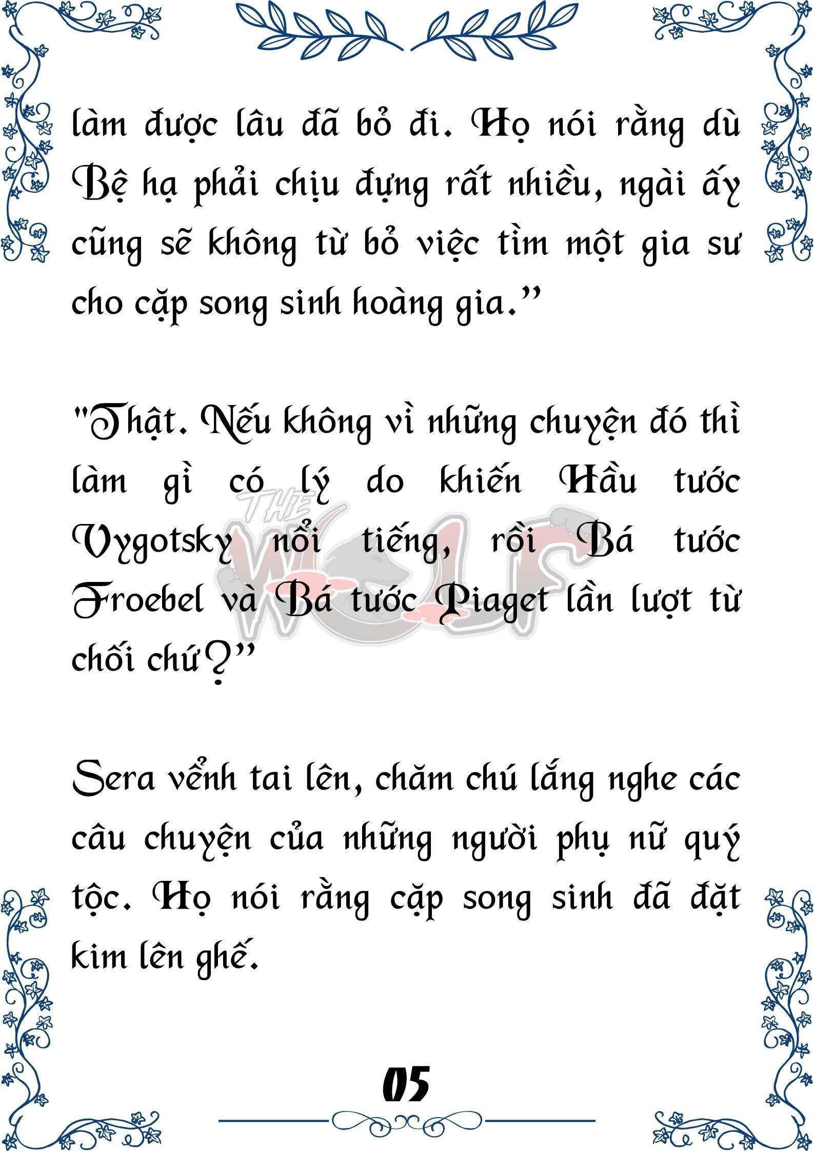 Tôi Trở Thành Gia Sư Của Cặp Song Sinh Hoàng Gia - Trang 6