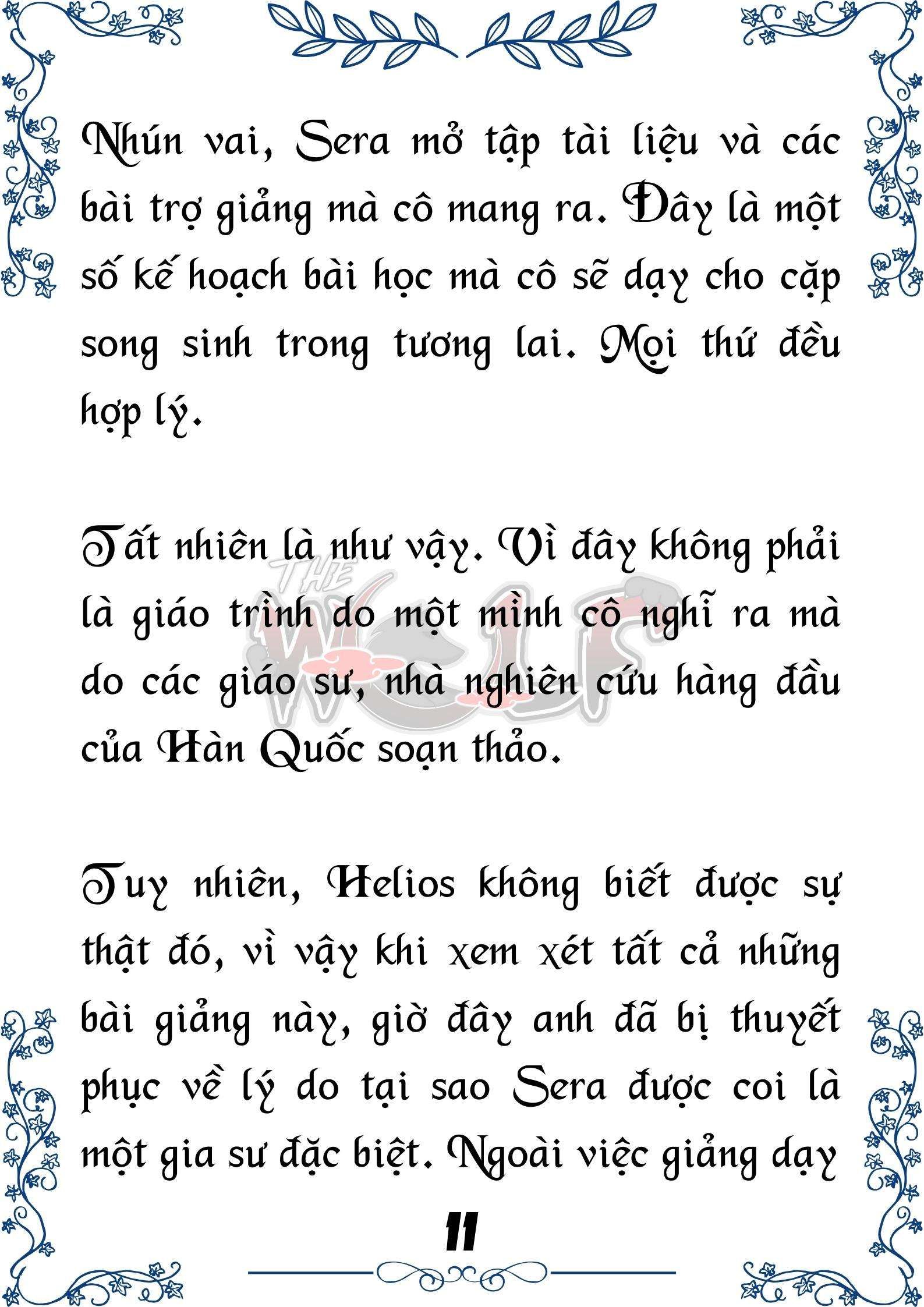 Tôi Trở Thành Gia Sư Của Cặp Song Sinh Hoàng Gia - Trang 11