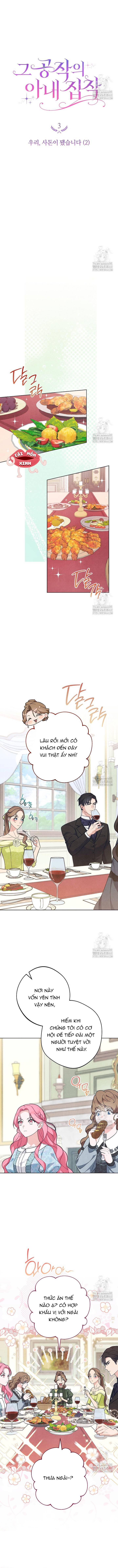 Nỗi Ám Ảnh Dành Cho Công Tước Phu Nhân Chap 3 - Next Chap 2