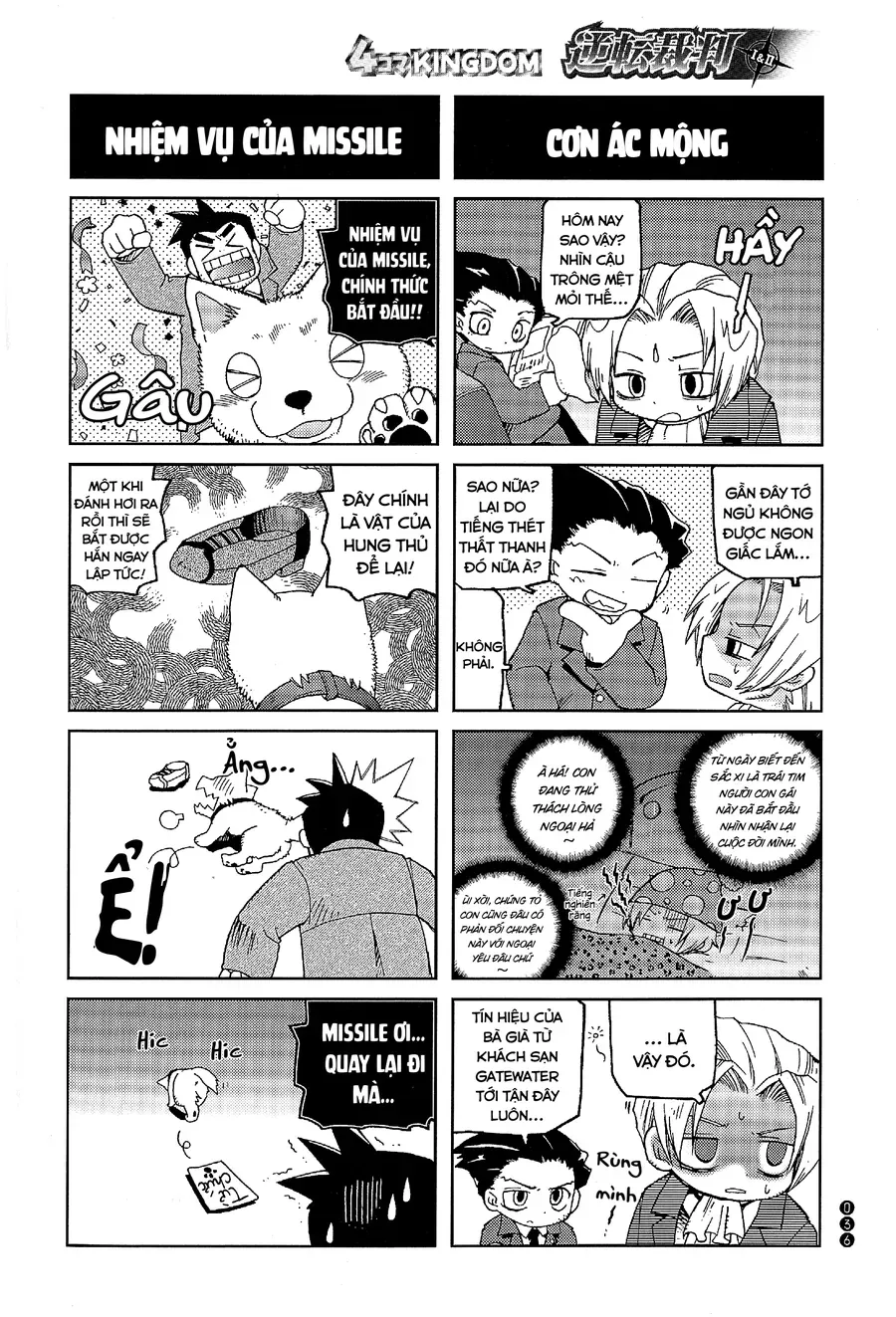Ace Attorney 1&amp;2 4Koma Kingdom [Chap 1-9]
