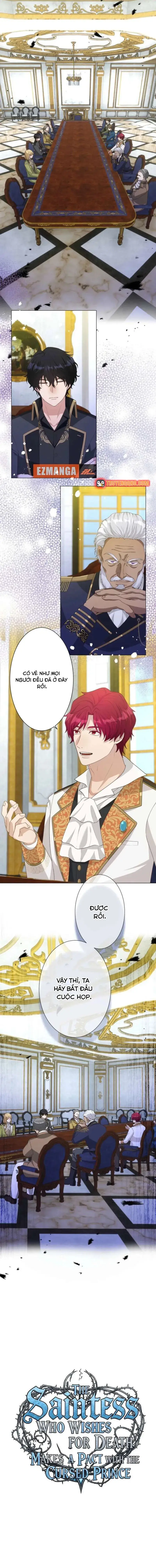 Thánh Nữ Mong Ước Cái Chết Với Hoàng Tử Bị Quyền Rủa Chap 34 - Next Chap 33