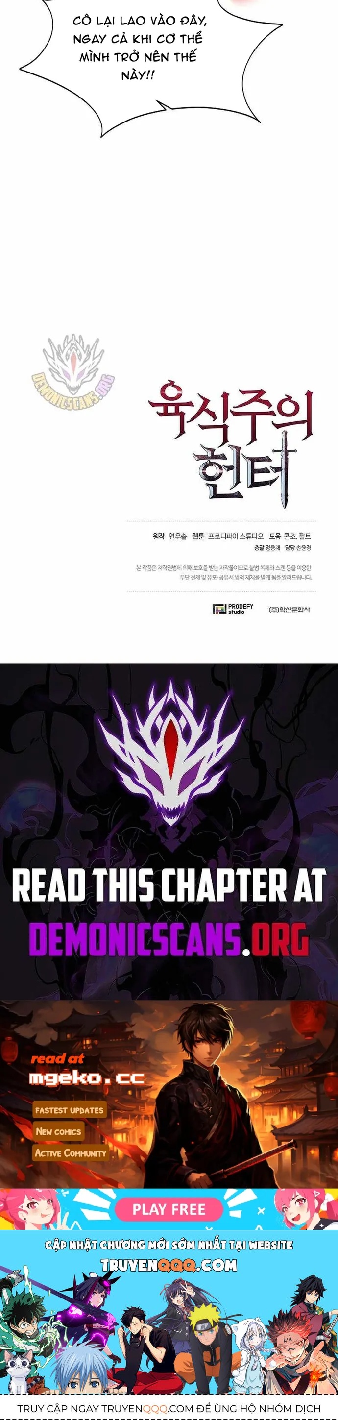 Thợ Săn Ăn Thịt Người Chap 133 - Next Chap 132