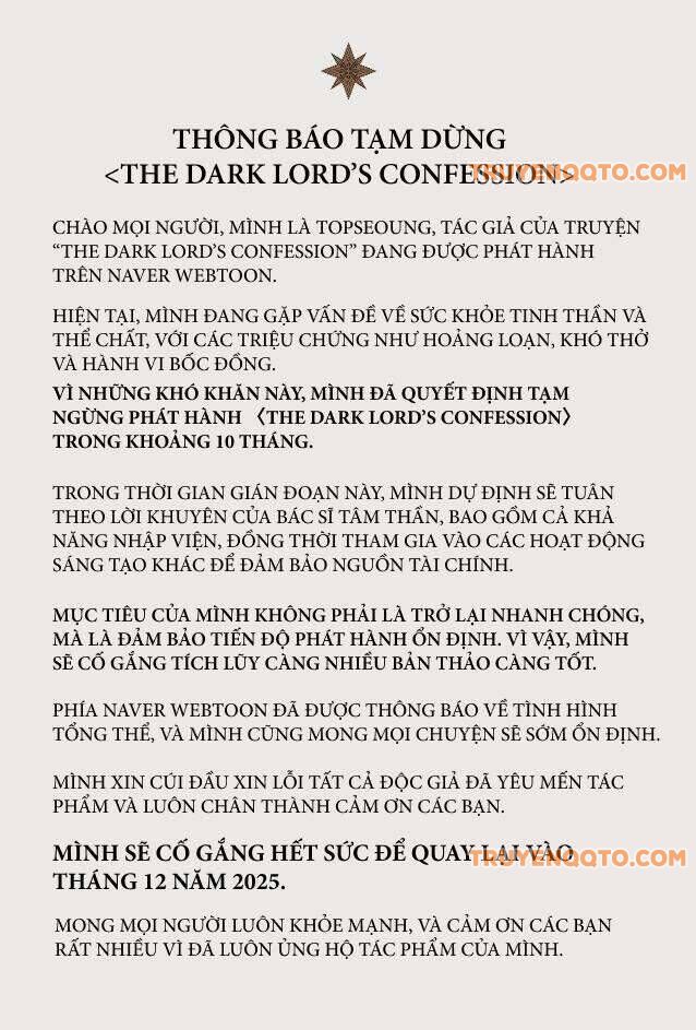 Lời Thú Nhận Của Chúa Tể Bóng Tối [Chap 121-123] - Page 76