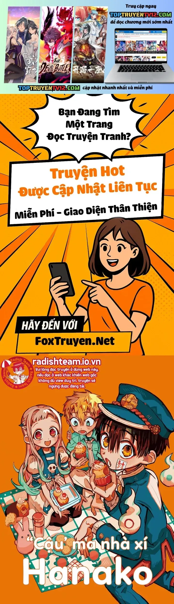 Hanako-Kun Nhà Xí [Chap 119] - Page 1