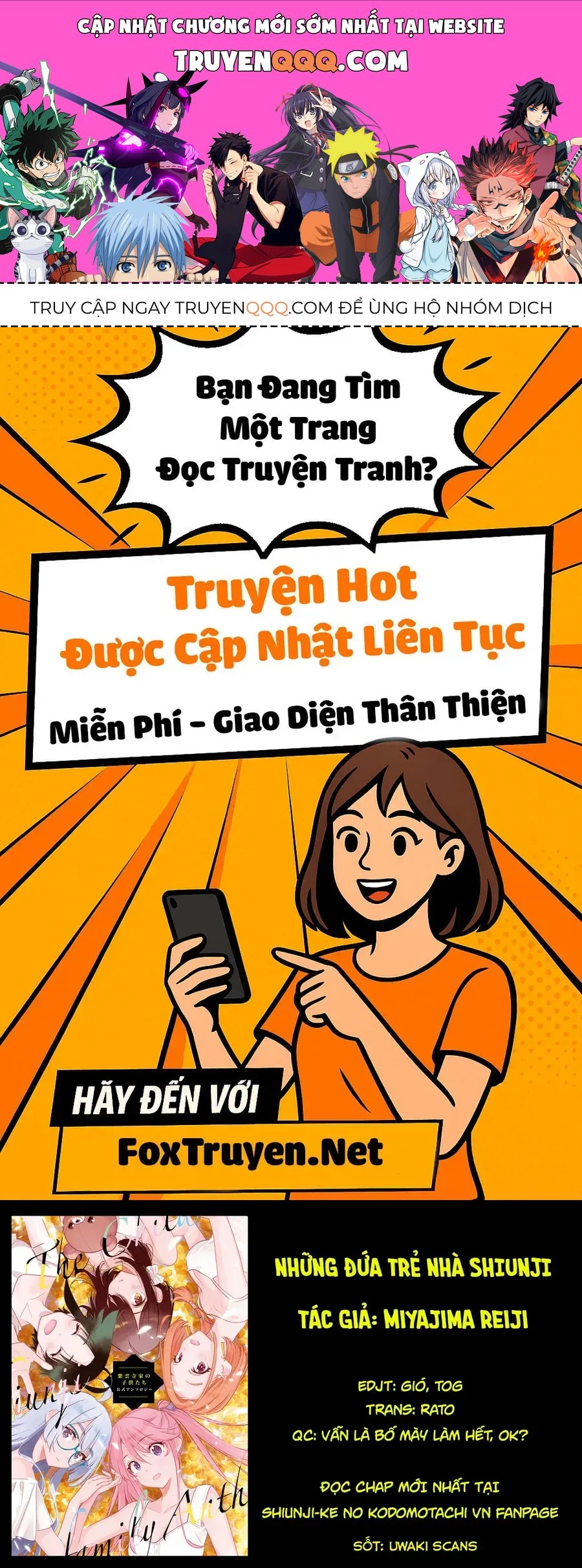 Những Đứa Trẻ Nhà Shiunji [Chap 63-64] - Page 0