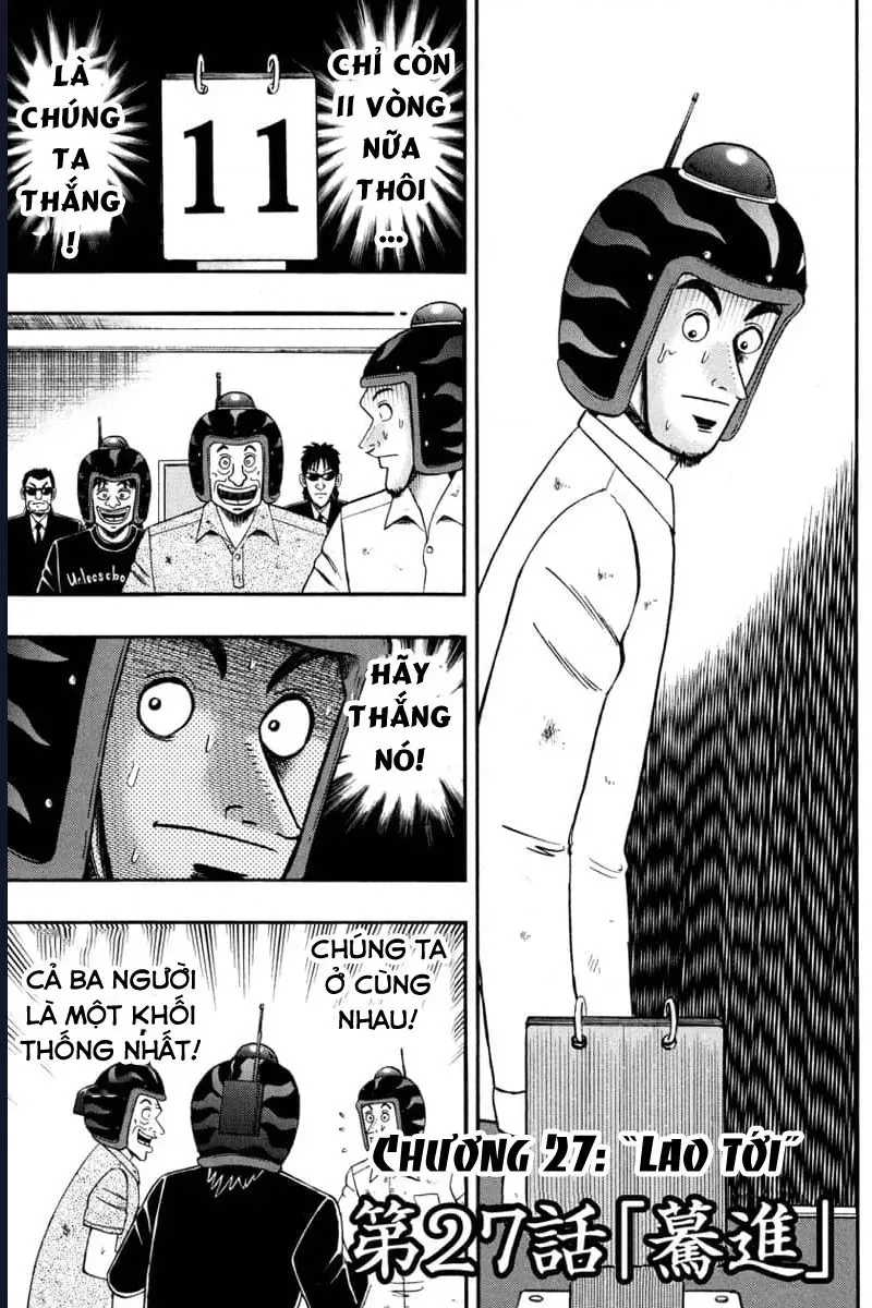 Tobaku Datenroku Kaiji: Kazuya-Hen Chap 27 - Next Chap 26