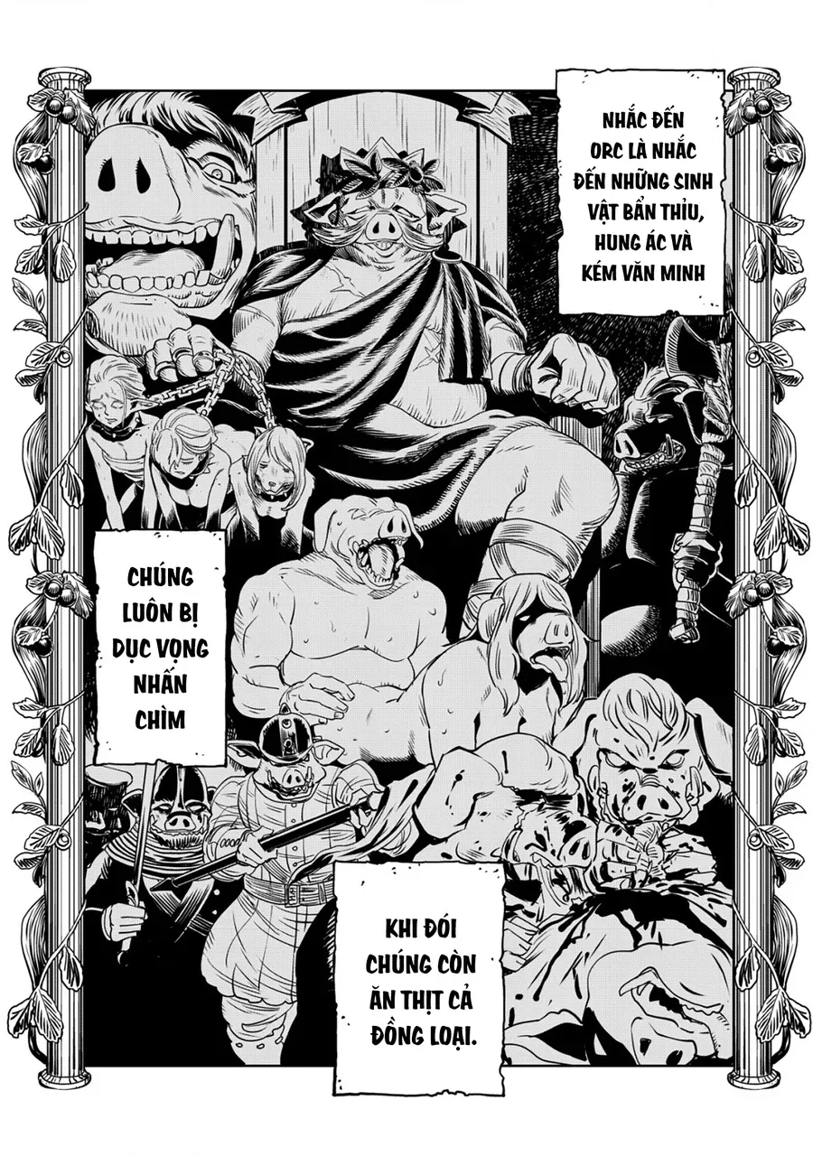 Orcsen Oukokushi ~Yaban Na Orc No Kuni Wa Ikanishite Heiwa Na Elf No Kuni Wo Yakiharau Ni Itatta Ka~ [Chap 1-4]