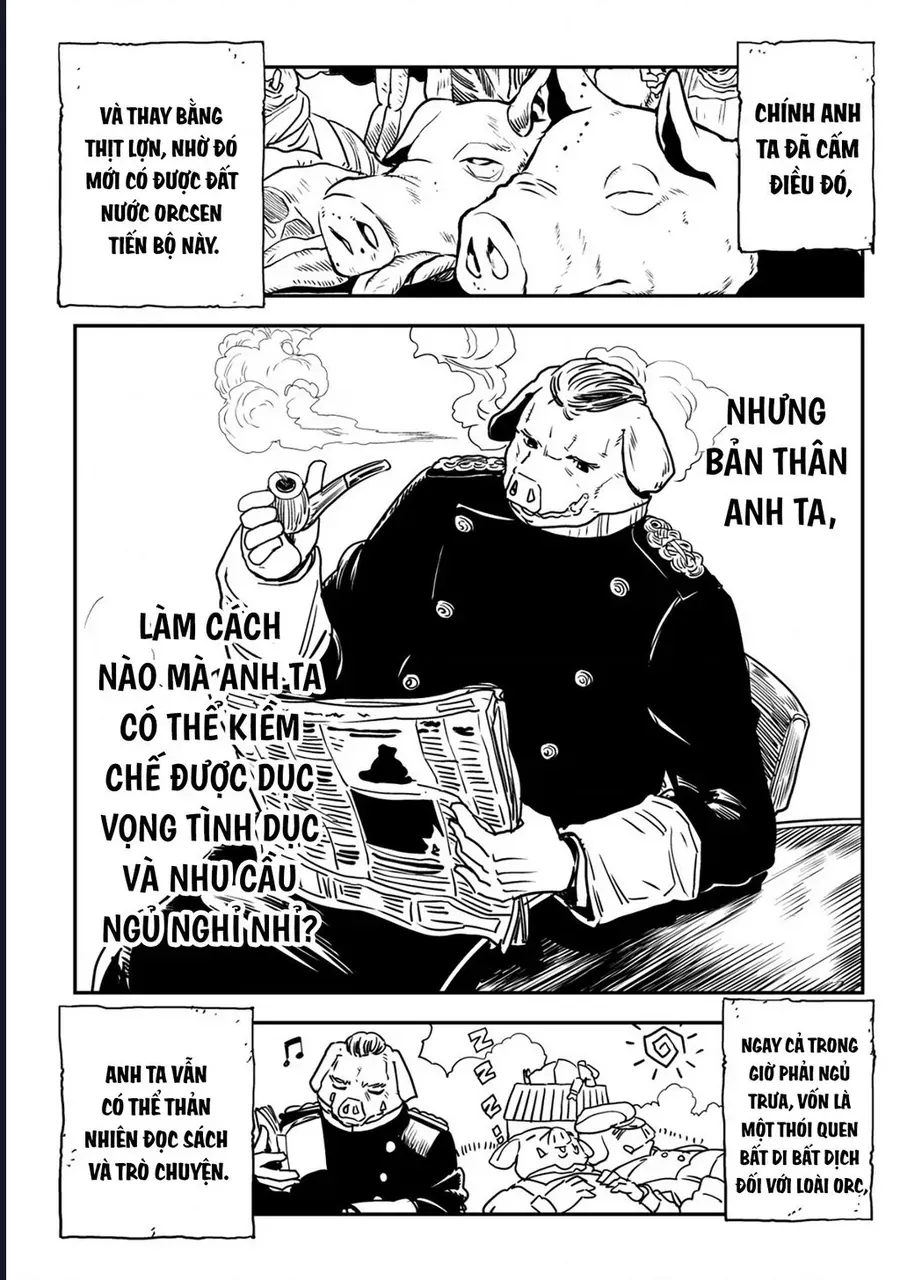 Orcsen Oukokushi ~Yaban Na Orc No Kuni Wa Ikanishite Heiwa Na Elf No Kuni Wo Yakiharau Ni Itatta Ka~ [Chap 1-4]