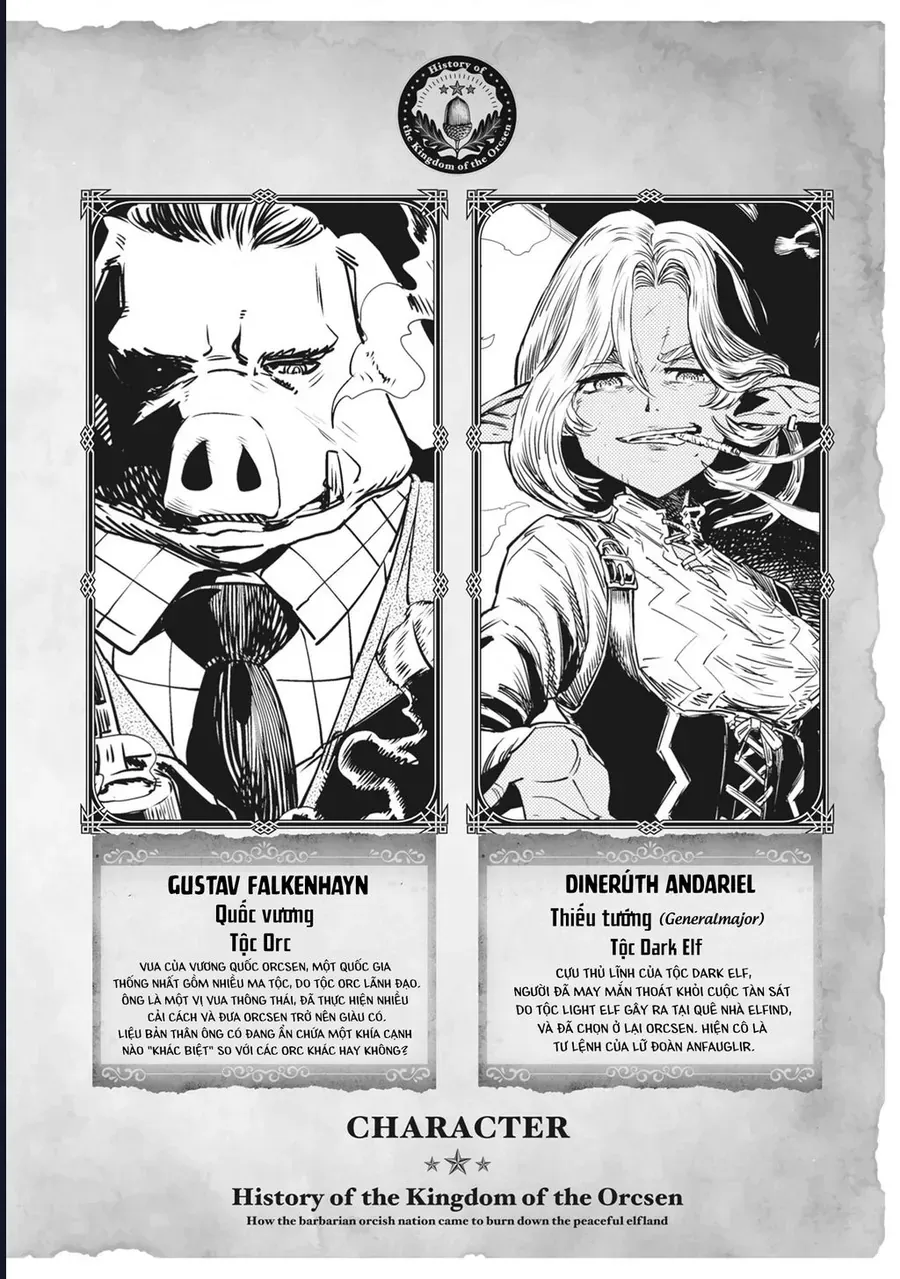 Orcsen Oukokushi ~Yaban Na Orc No Kuni Wa Ikanishite Heiwa Na Elf No Kuni Wo Yakiharau Ni Itatta Ka~ [Chap 1-4]