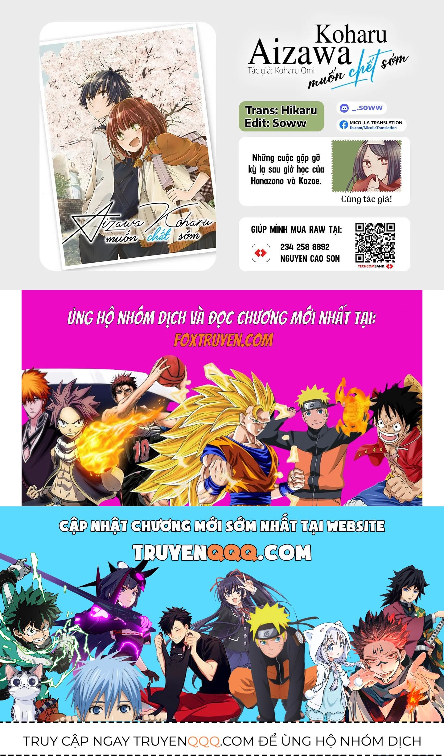 Aizawa Koharu Wa Shi Ni Isogu Chap 6 - Next Chap 5