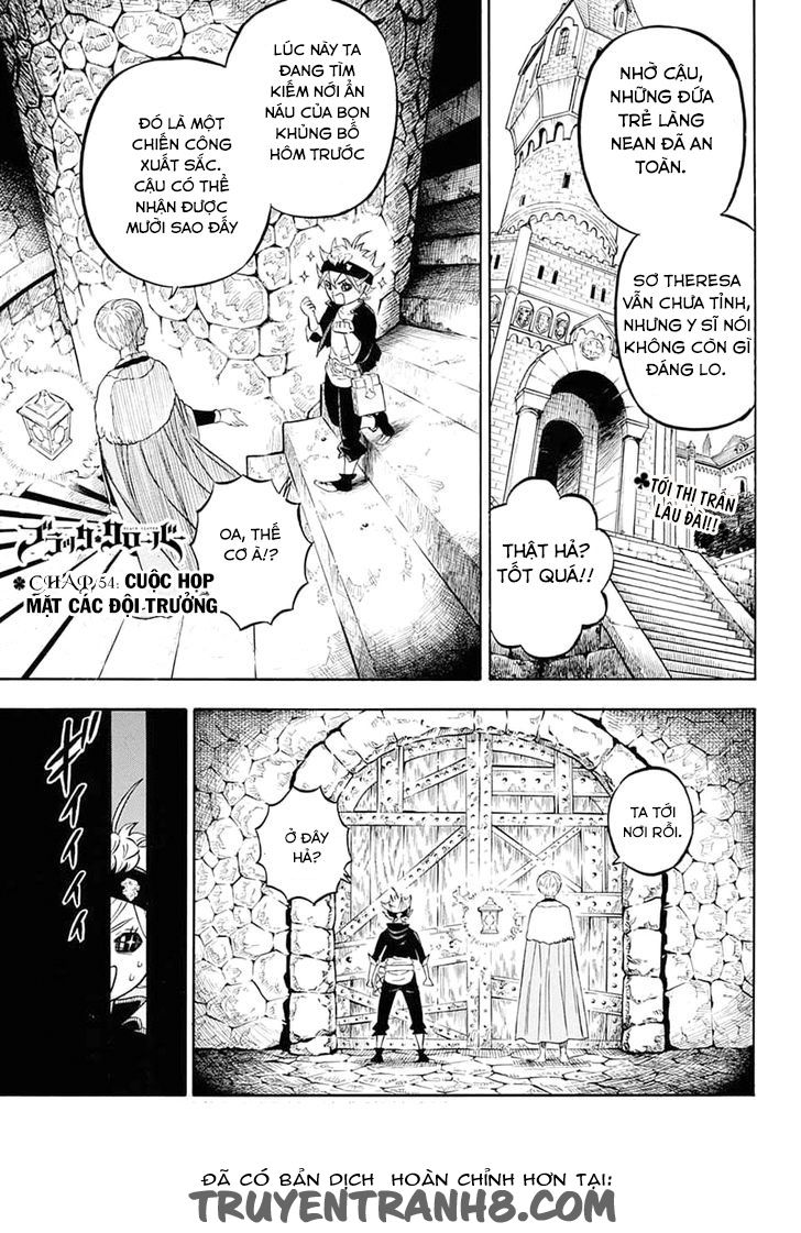 Black Clover - Thế Giới Phép Thuật Chap 54 - Next Chap 53