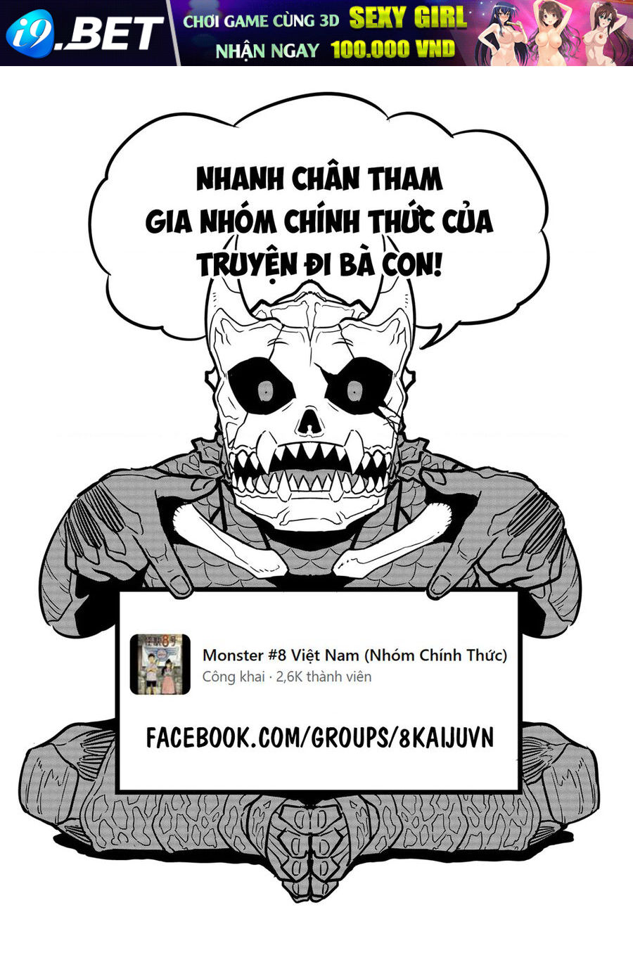 Quái Vật Số 8 Chap 101 - Next Chap 100