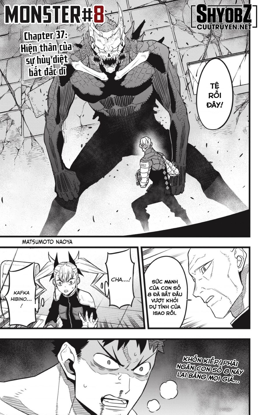 Quái Vật Số 8 Chap 37 - Next Chap 36