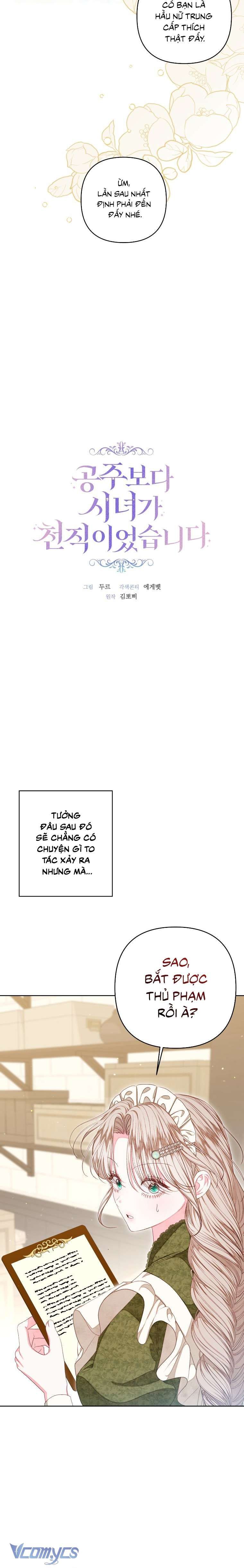 Trở Thành Hầu Nữ Còn Quan Trọng Hơn Là Làm Công Chúa Chap 41 - Next Chap 40