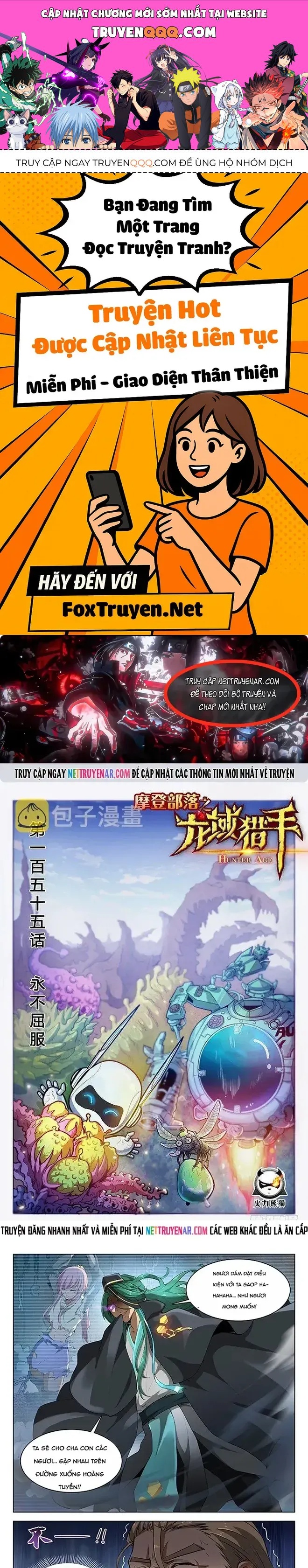 Kỷ Nguyên Thợ Săn Chap 155 - Next Chap 154