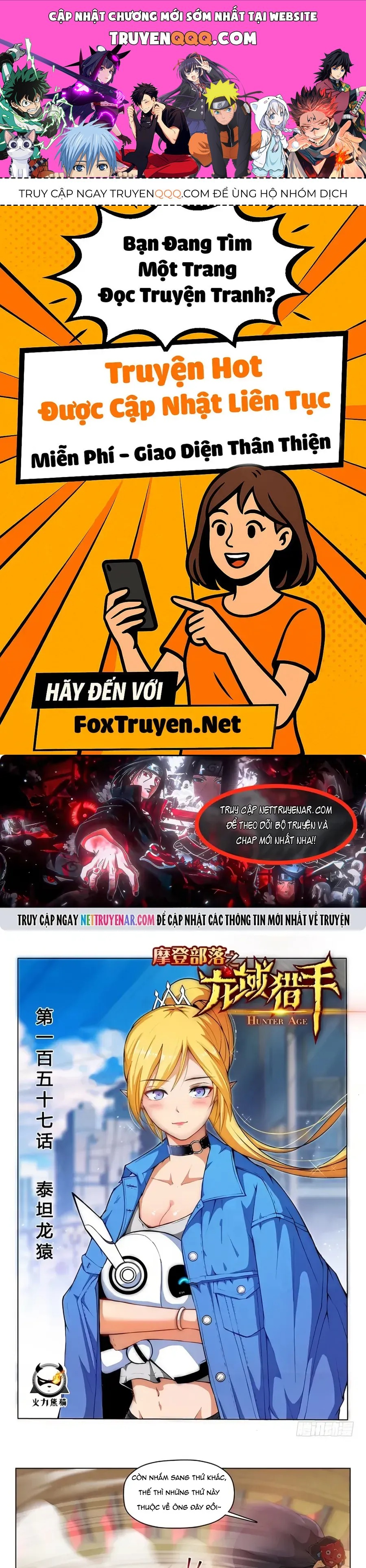 Kỷ Nguyên Thợ Săn Chap 157 - Next Chap 156