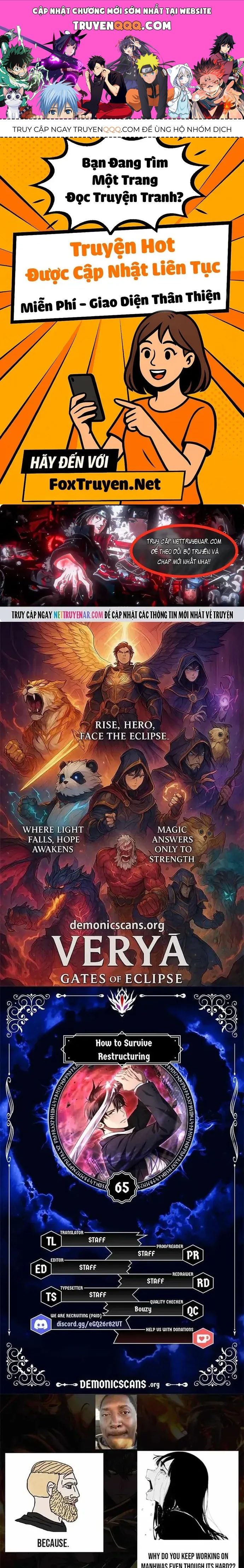 Cách Sống Sót Sau Quá Trình Tái Cơ Cấu Chap 65 - Next Chap 64