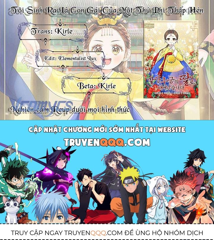 Tôi Sinh Ra Là Con Gái Của Một Thứ Phi Thấp Hèn Chap 70 - Next Chap 69