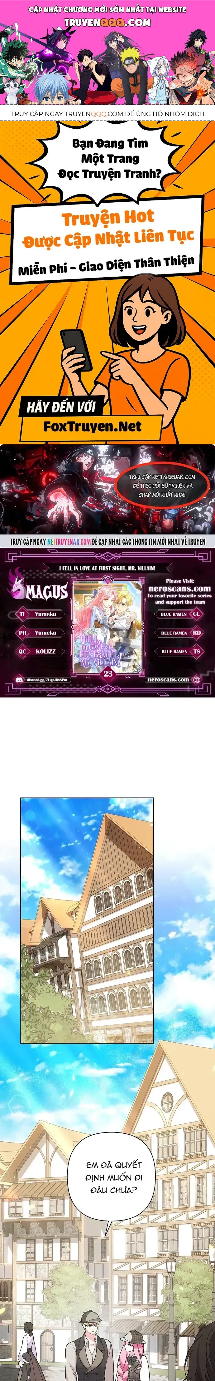 Phải Lòng Nhân Vật Phản Diện Từ Cái Nhìn Đầu Tiên Chap 23 - Next Chap 22