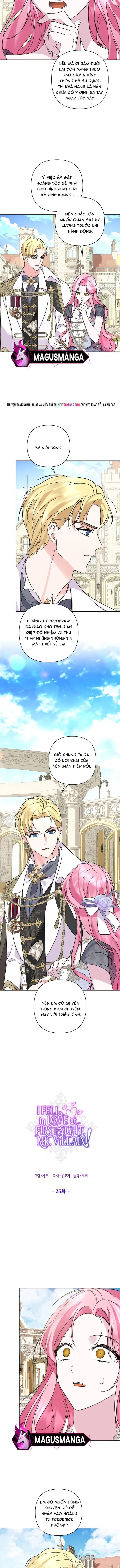 Phải Lòng Nhân Vật Phản Diện Từ Cái Nhìn Đầu Tiên Chap 26 - Next Chap 25