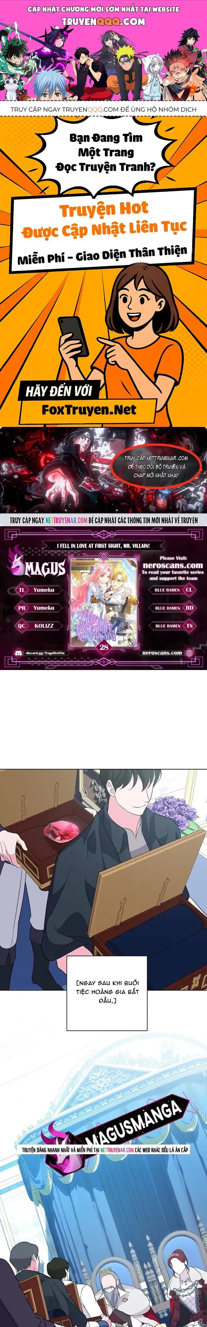 Phải Lòng Nhân Vật Phản Diện Từ Cái Nhìn Đầu Tiên Chap 28 - Next Chap 27