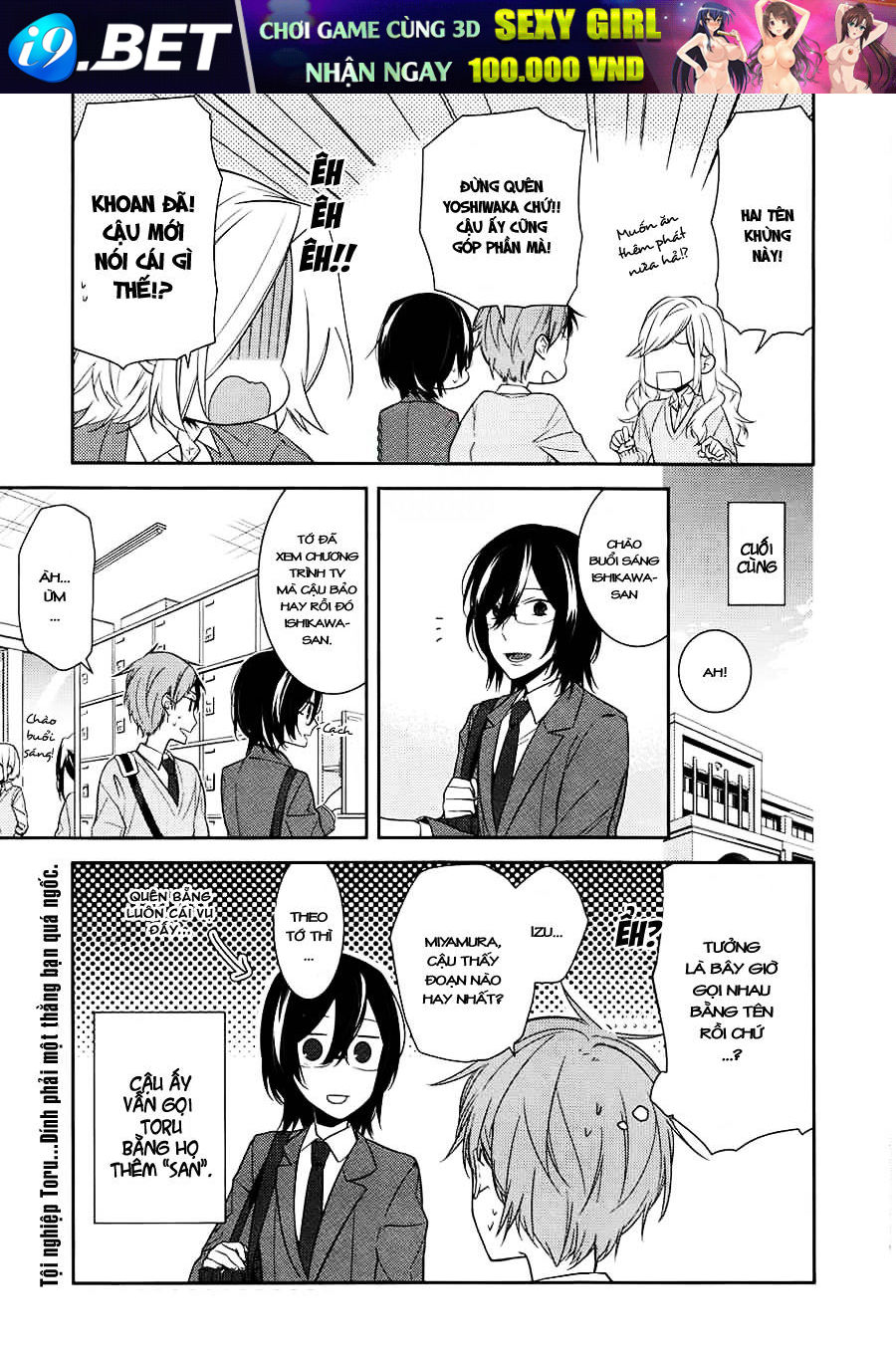 Horimiya Chap 10 - Next Chap 9