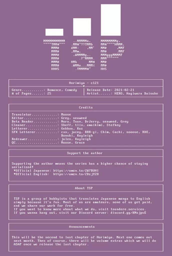 Horimiya Chap 121 - Next Chap 120