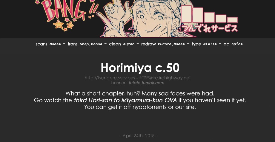 Horimiya Chap 50 - Next Chap 49