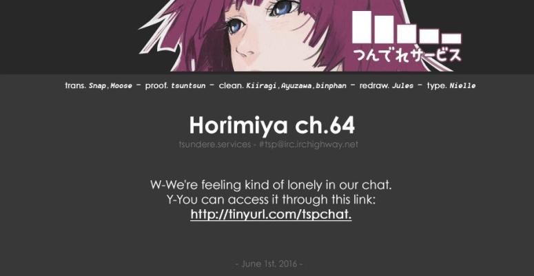 Horimiya Chap 64 - Next Chap 63