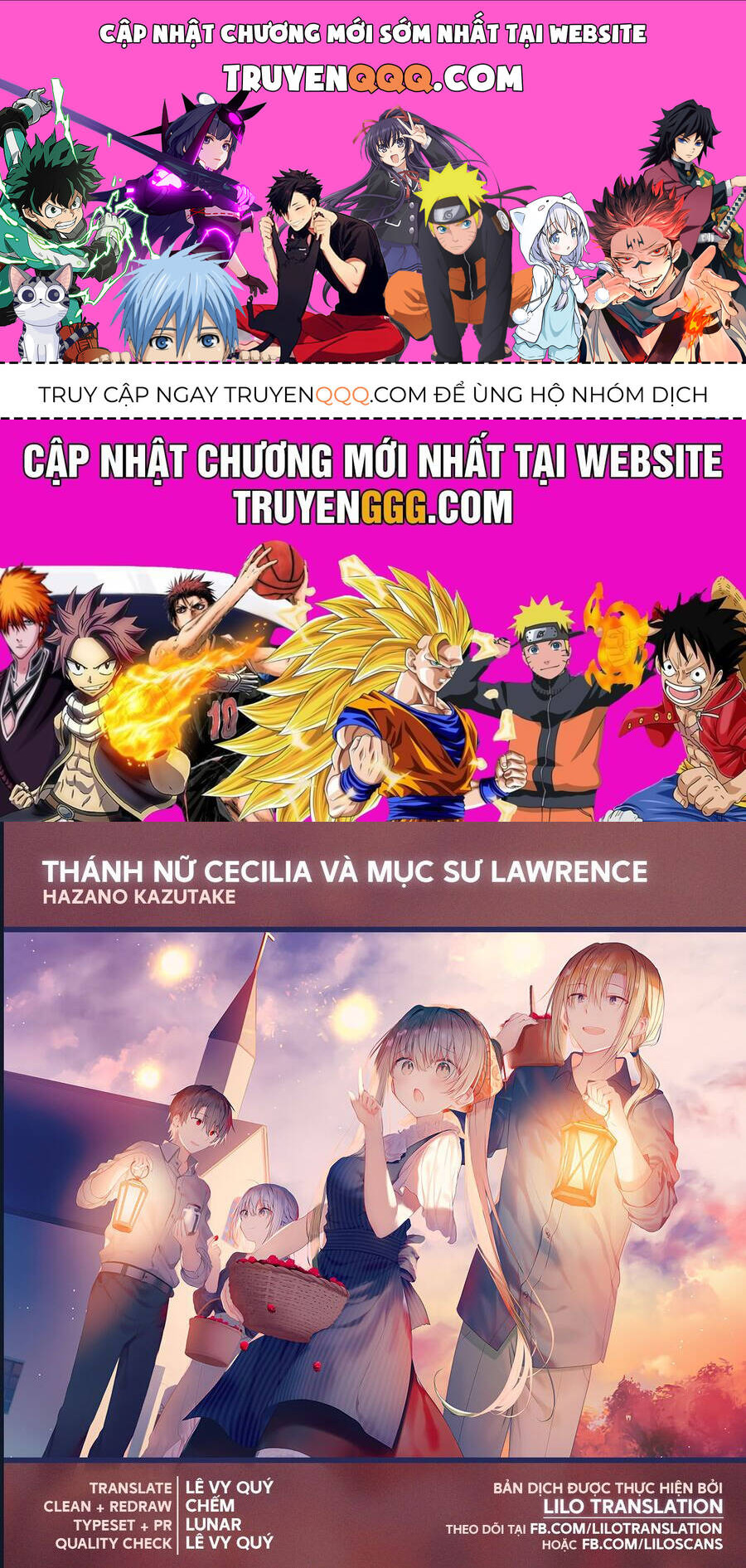 Nữ Thánh Ceclilia Và Mục-Sư Lawrence Chap 70 - Next Chap 69