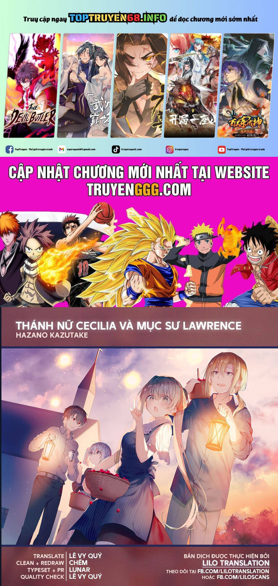 Nữ Thánh Ceclilia Và Mục-Sư Lawrence Chap 71 - Next Chap 70