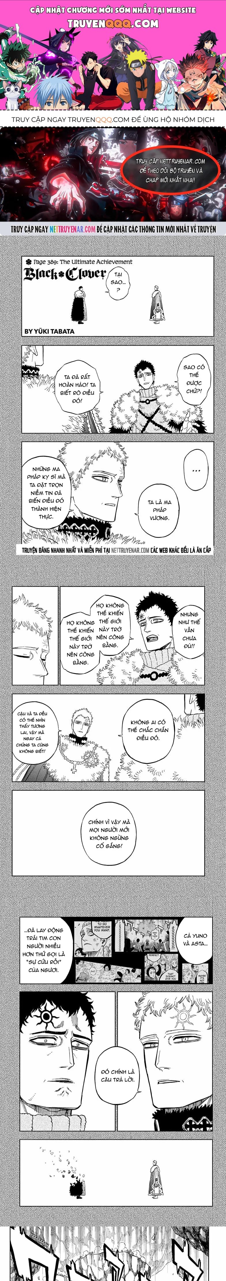 Black Clover - Thế Giới Phép Thuật Chap 389 - Next Chap 388