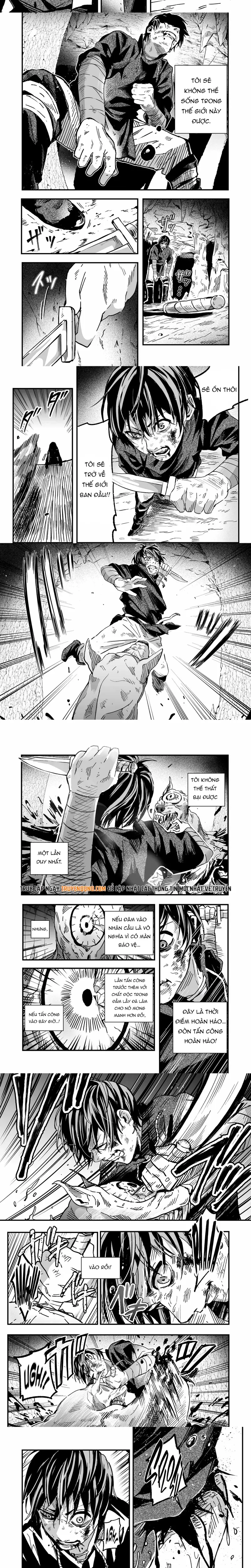 Naguri Tamer No Isekai Seikatsu ~Koueinanoni Zen'ei De Tatakau Mamono Tsukai~ Chap 4 - Next Chap 3